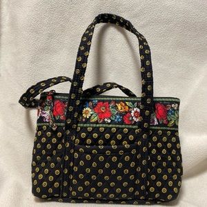 Vera Bradley little Betsy vibrant black purse